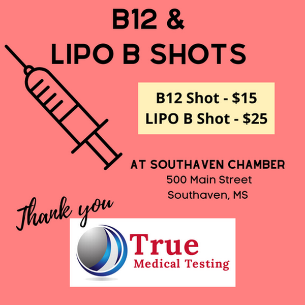 B12 & LIPO B Shots With True Medical Testing - Jul 28, 2020